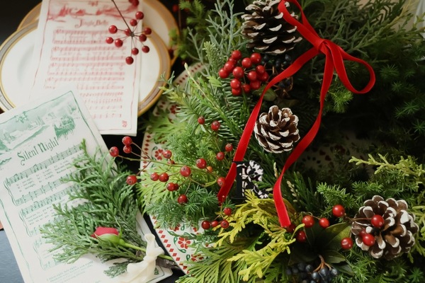 2025 Christmas Wreath  One Day Lesson　クリスマスレッスンのご案内